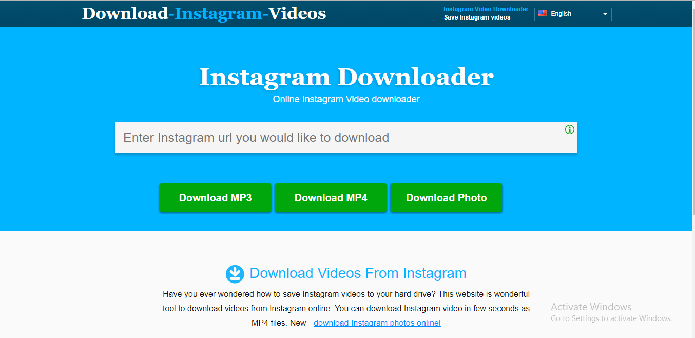 Download All Instagram Photos From Any User Online